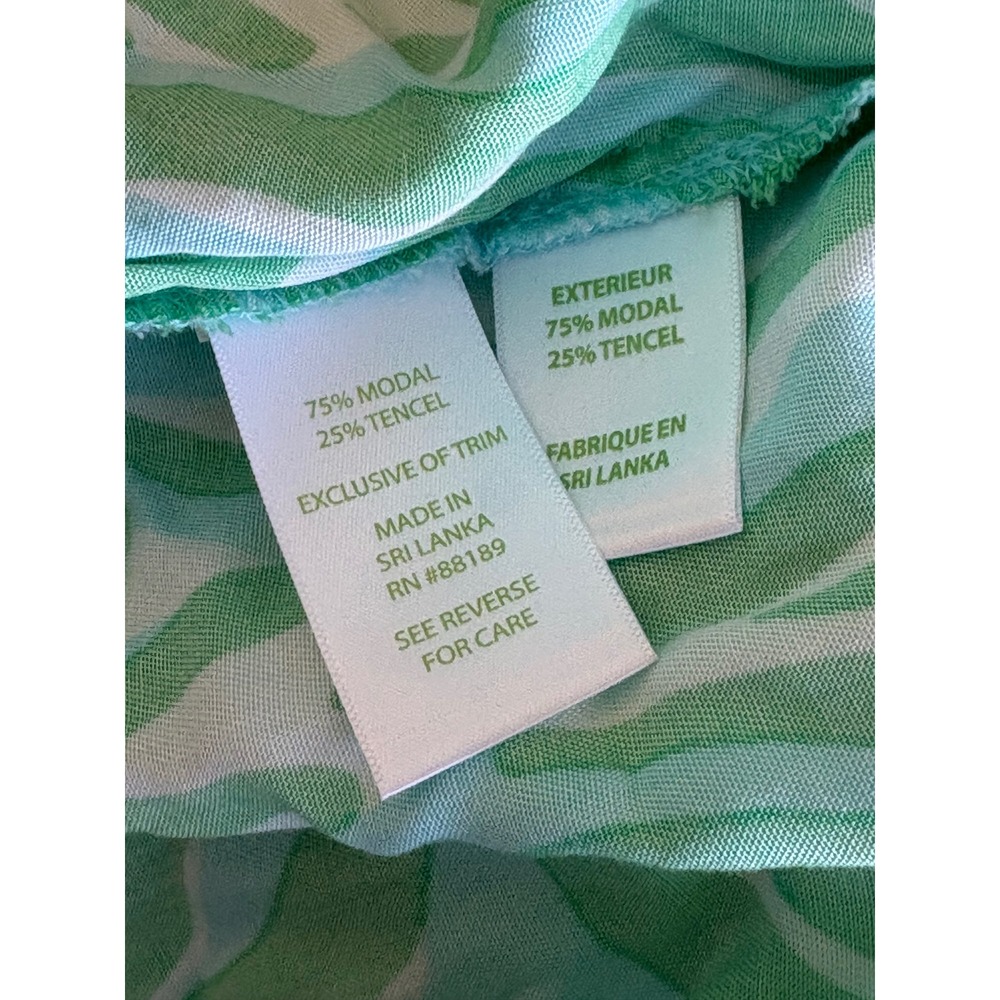 NWT Lilly Pulitzer Cambridge Palazzo Pants Finders Keepers Green Blue XL 92371 - Picture 9 of 9